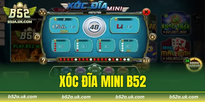 Xóc Đĩa Mini B52